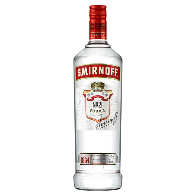 Smirnoff Red Vodka 12/1Lt
