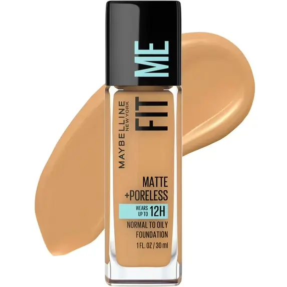 Fitme Matte+Poreless Foundation - Golden Caramel #332