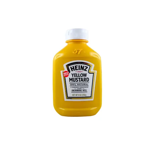 [1500-HZ-00221] Heinz Fs Yellow Mustard 16/9oz