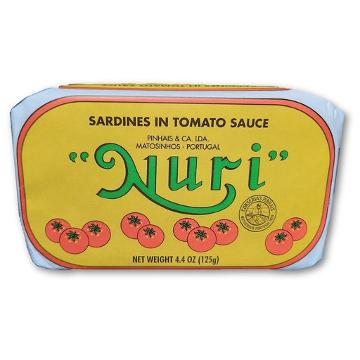 [1500-CP-10044] Nuri Spiced Sardines in Tomato Sauce 24/125gr